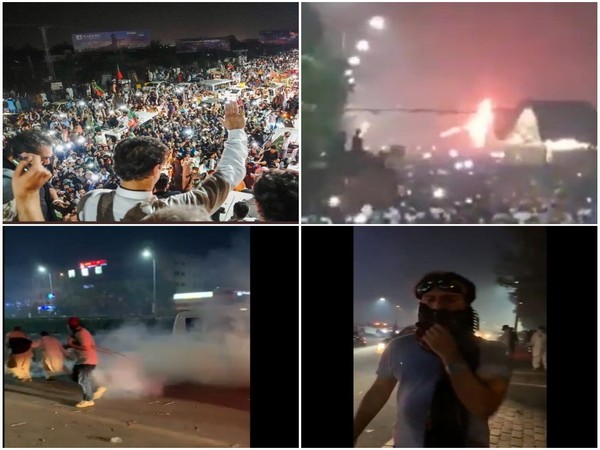 Images of violent incidents that took place on Wednesday. 