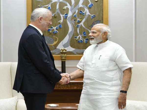 Prime Minister Narendra Modi on Thursday met visiting Defence Minister of Israel Benjamin Gantz