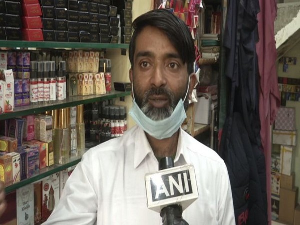 Attar perfumes seller in Srinagar, Abdul Wasay (Photo/ANI)