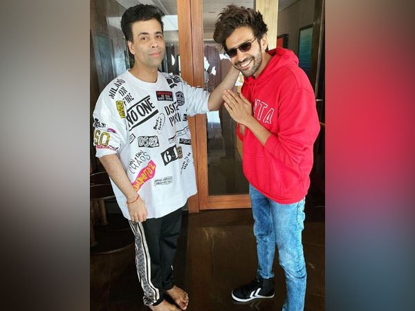 Karan Johar and Kartik Aaryan (Image courtesy: Instagram)
