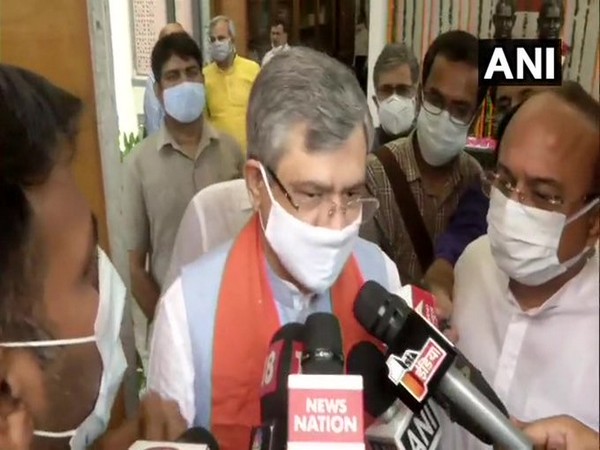 Union Minister Ashwini Vaishnaw speaking to reporters in New Delhi on Thursday.