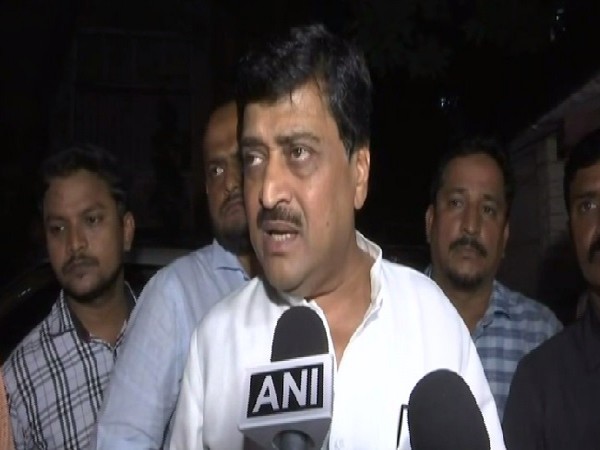 Congress leader Ashok Chavan speaking to ANI in Mumbai on Friday.