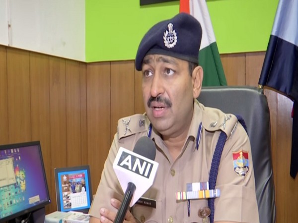 Director General of Police (Law and Order) Ashok Kumar speaking to ANI in Dehradun on Friday. Photo/ANI