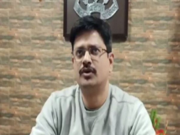 Ashutosh Kumar, IG, Basti Range, talking to ANI in Basti on Sunday. Photo/ANI