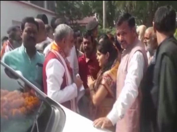 Union Minister Ashwini Kumar Choubey in Buxar.