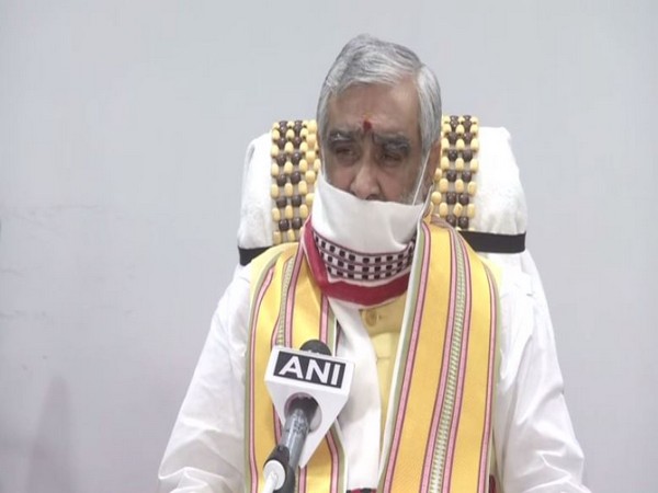 Union Minister Ashwini Kumar Choubey speaking to ANI in New Delhi on Wednesday. (ANI)