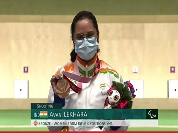 Tokyo Paralympics medallist Avani Lekhara (Photo/Twitter)