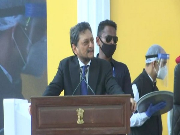Chief Justice of India SA Bobde speaking at the inauguration ceremony of the new building of Bombay High Court at Goa