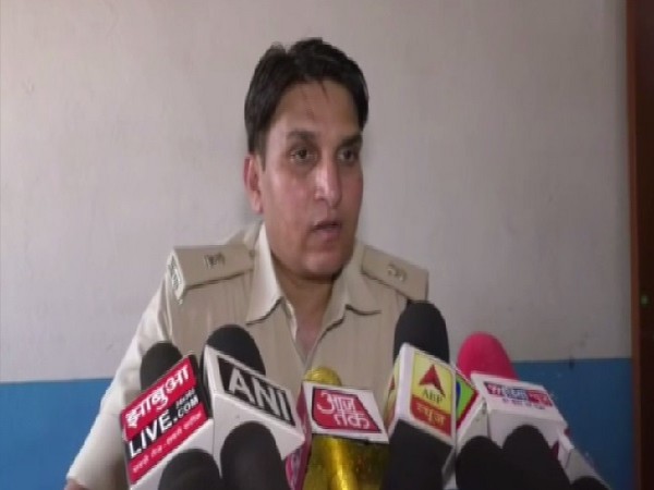 Additional Superintendent of Police (ASP) Jhabua, Vijay Dabar speaking to media in Madhya Pradesh on June 23. Photo/ANI