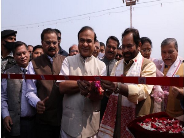 Assam Chief Minister Dr Himanta Biswa Sarma inaugurating Hunar Haat  (ANI)