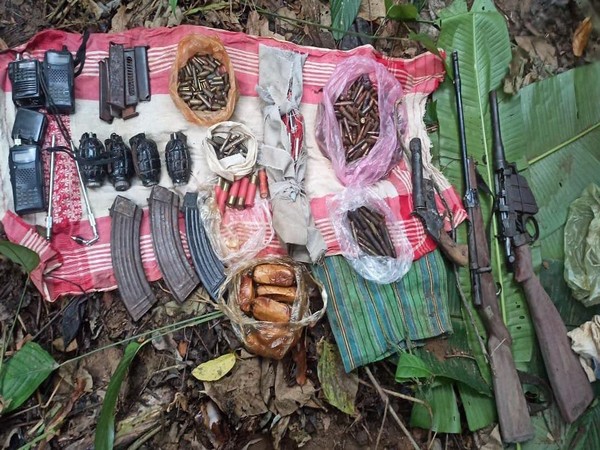 Recovered arms and ammunition. (ANI/photo)