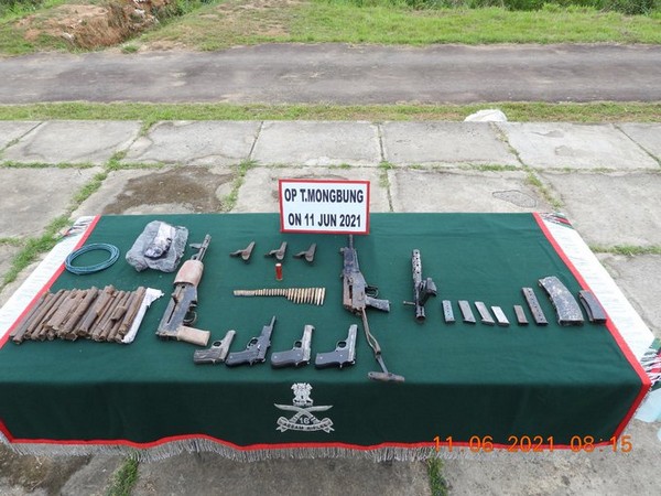 Items recovered by Assam Rifles in Manipur. (Photo/Assam Rifles)