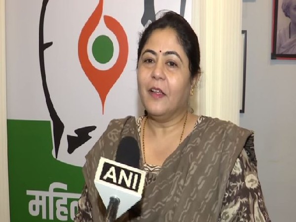 Acting President of Mahila Congress Netta D'Souza (Photo/ANI)