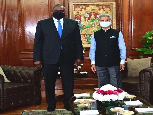 United States Defence Secretary Lloyd Austin and External Affairs Minister S Jaishankar