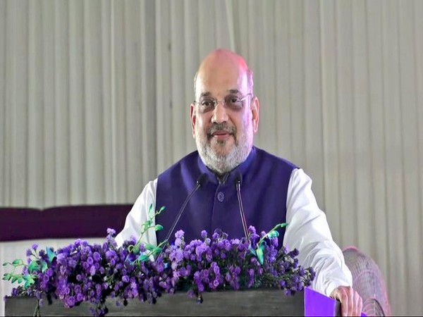 Union Minister Amit Shah at an event in Chandigarh (Photo/ANI)