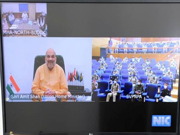 Visual of the meeting chaired by Union Minister Amit Shah (Photo/ANI)