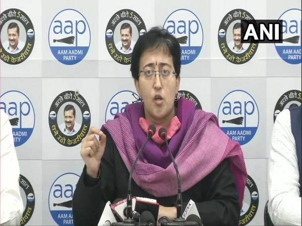 AAP leader Atishi during a press conference in New Delhi on Saturday. (Photo/ANI)