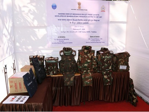 'Bhabha Kavach' bulletproof jackets developed by Bhabha Atomic Research Centre will be used by the Central Industrial Security Force. (Photo courtesy: PIB)