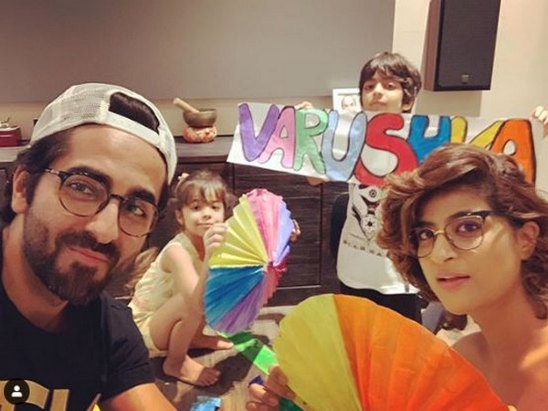 Ayushmann Khurrana and family (Image courtesy: Instagram)