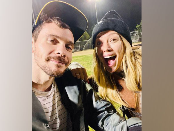 Hilary Duff with her husband (Image courtesy: Instagram)