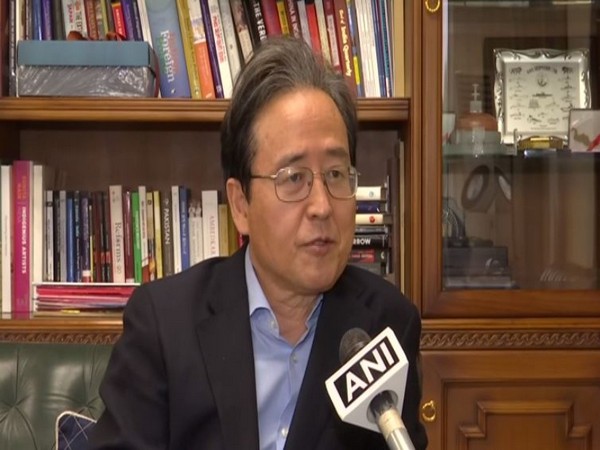 Shin Bong-Kil, the South Korean Ambassador to India, speaking to ANI on Wednesday.