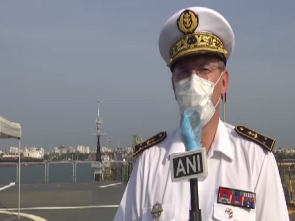 Rear Admiral Jacques Fayard speaking to ANI on Friday.