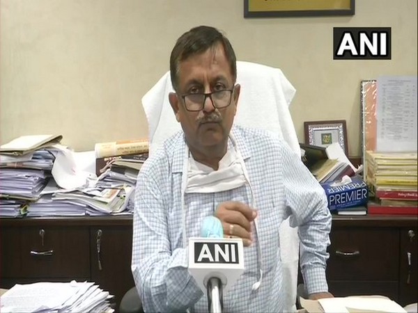 Uttar Pradesh Additional Chief Secretary (Home) Awanish Awasthi speaking to media on Friday. 