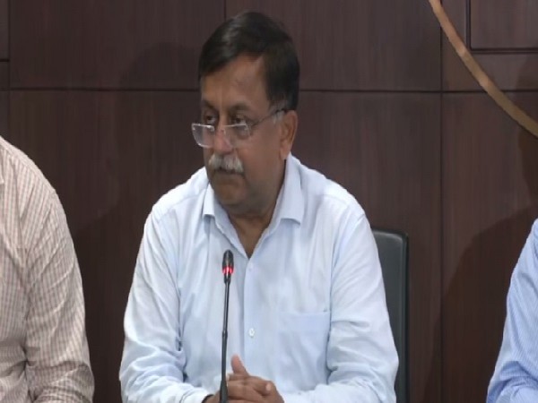 Uttar Pradesh Additional Chief Secretary Avnish Awasthi speaking to media in Lucknow.
