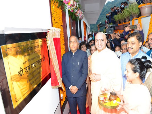 Himachal Pradesh Chief Minister Jairam Thakur at Sri Badrika Ashram (Photo/Twitter)