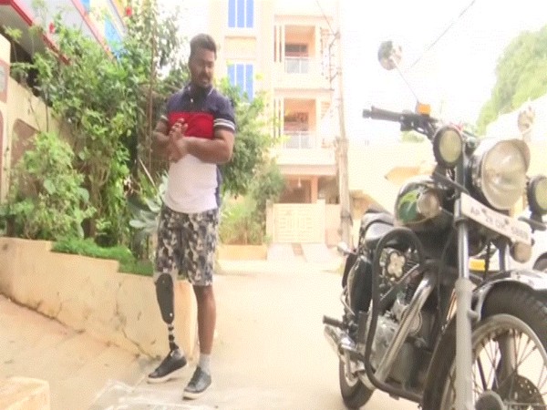 Marathon runner Prassana Kumar. (Photo.ANI)