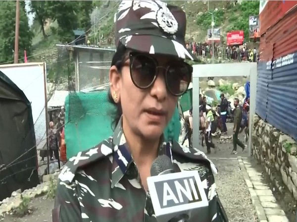 Inspector General (IG) of Central Reserve Police Force (CRPF) , Charu Sinha (photo/ANI)