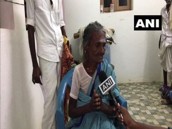 79-year-old, Veerammal Azhagappan talking to ANI in Madurai on Thursday 