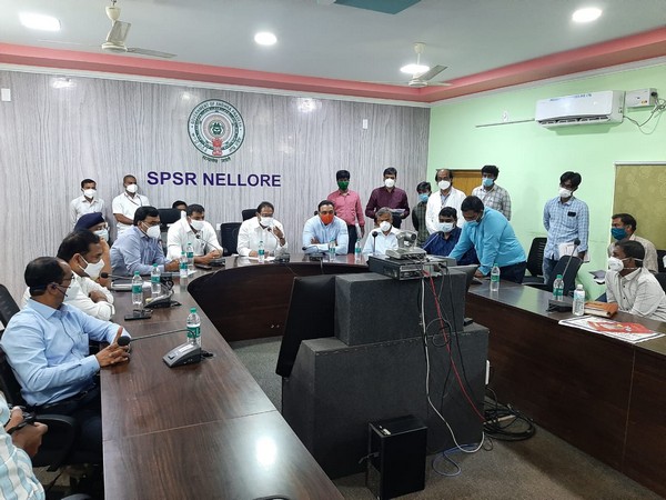 Andhra Pradesh Health Minister Alla Kali Krishna Srinivas interacted with COVID-19 patients.