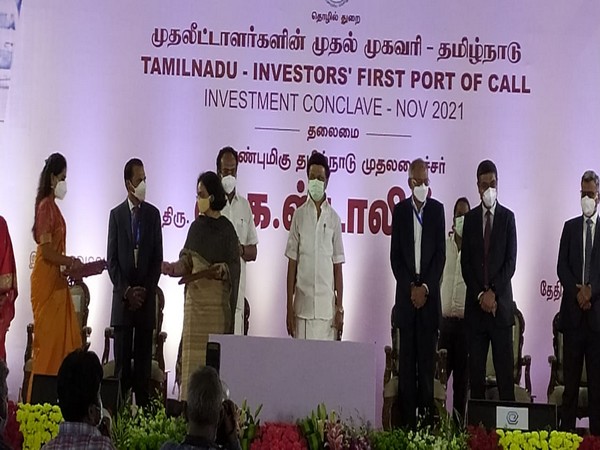 Tamil Nadu Chief Minister MK Stalin at Investment Conclave 2021 in Coimbatore (Photo/ANI)