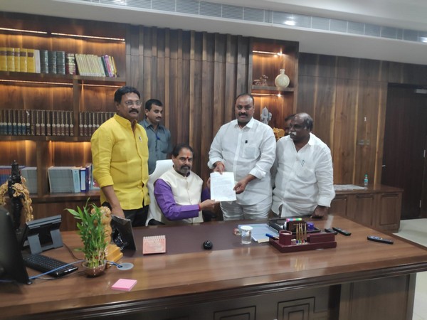 TDP delegation submitting representation (Photo/ANI)