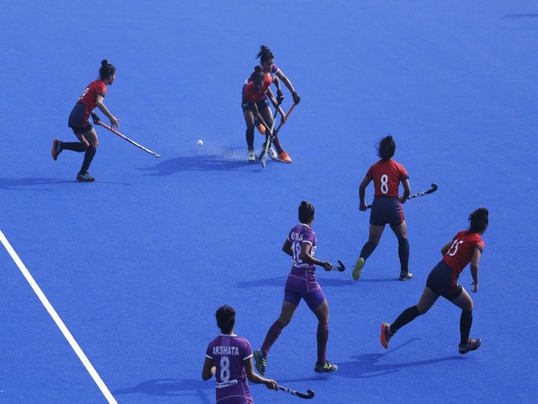 Match between India Juniors and SAI B
