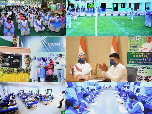 Odisha Chief Minister Naveen Patnaik inaugurated 138 schools in four districts