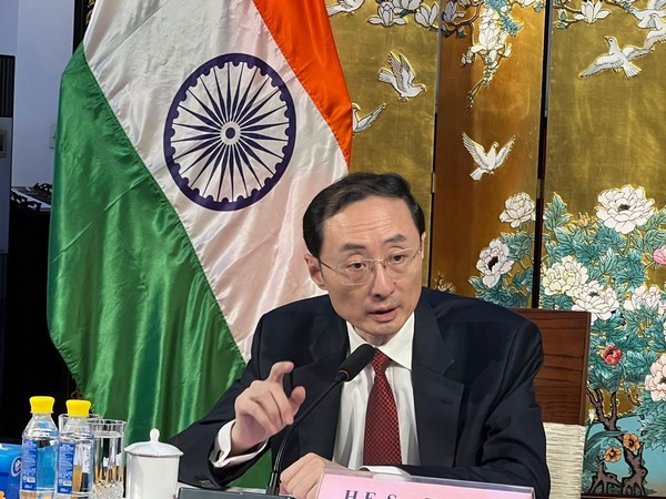 Chinese Ambassador to India Sun Weidong. (ANI/Photo)