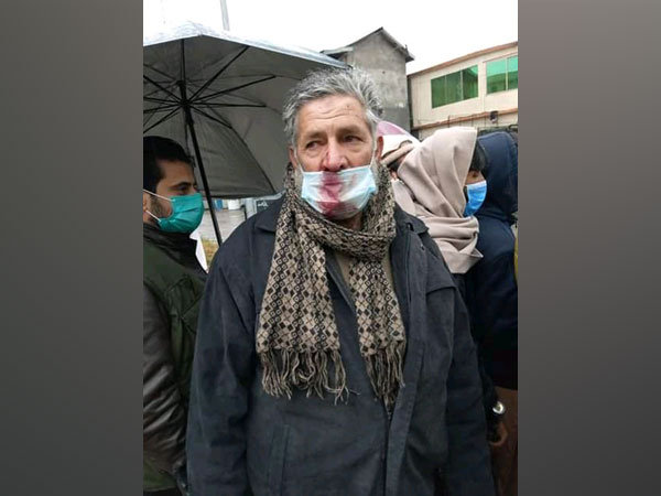 An injured demonstrator in Rawalakot