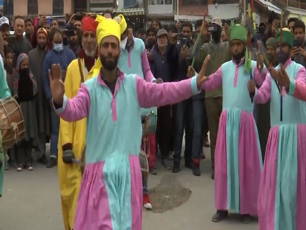 Artists performing at the winter carnival at