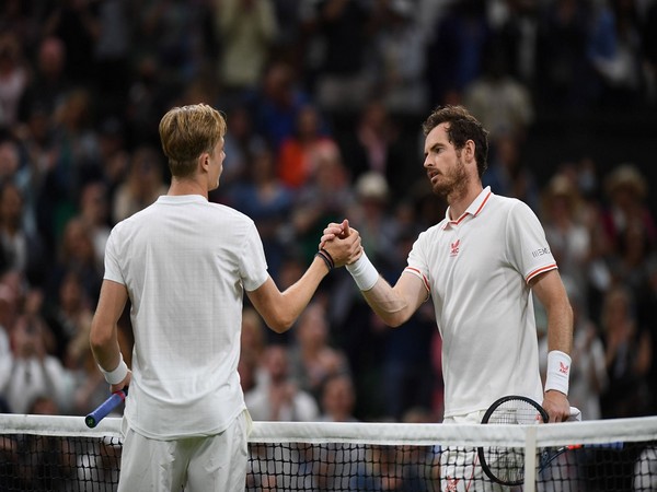 Andy Murray and Denis Shapovalov (Photo: Wimbledon)