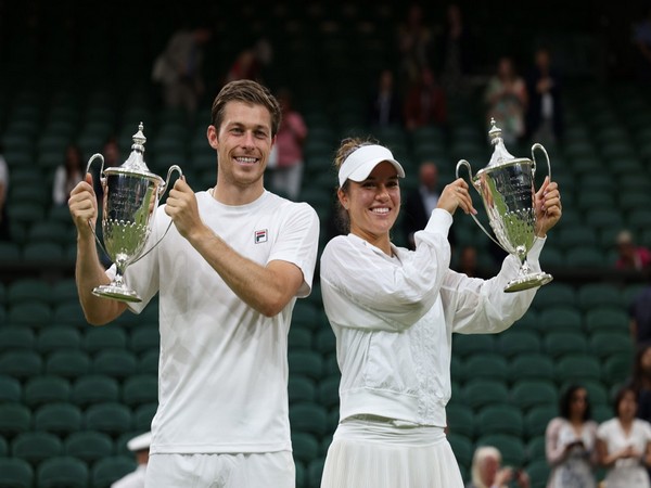 Neal Skupski and Desirae Krawczyk (Photo: Wimbledon)