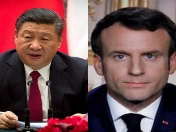 Chinese President Xi Jinping and French President Emmanuel Macron