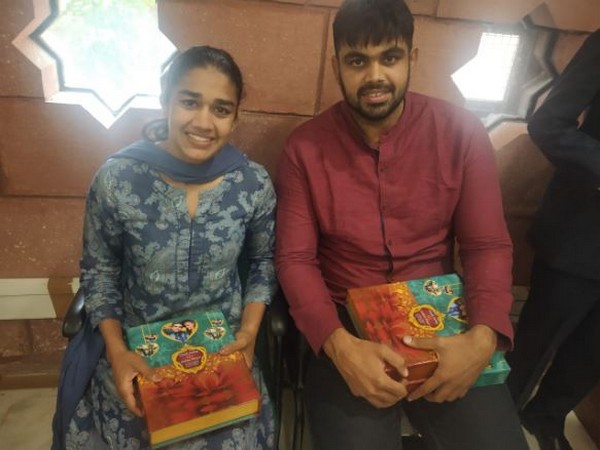 BJP member Babita Phogat to marry her fiance Vivek Suhag. Photo/ANI