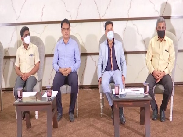 Deputy Chief Minister of Karnatak Dr Ashwathnarayan CN at the event with other dignitaries. (Photo/ANI)