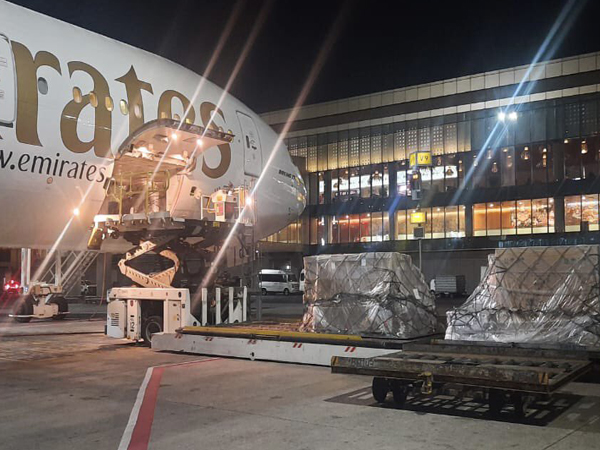 81000 vials of Remdesivir from the US that arrived early this morning in Mumbai.