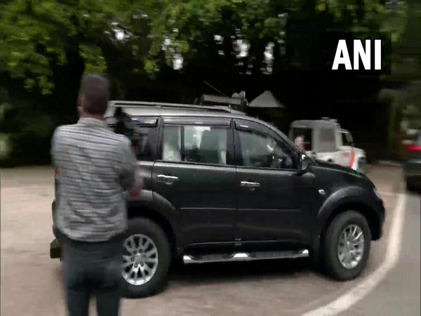 Chhattisgarh CM Bhupesh Bhaghel arrives at the residence of Congress leader Rahul Gandhi in Delhi.