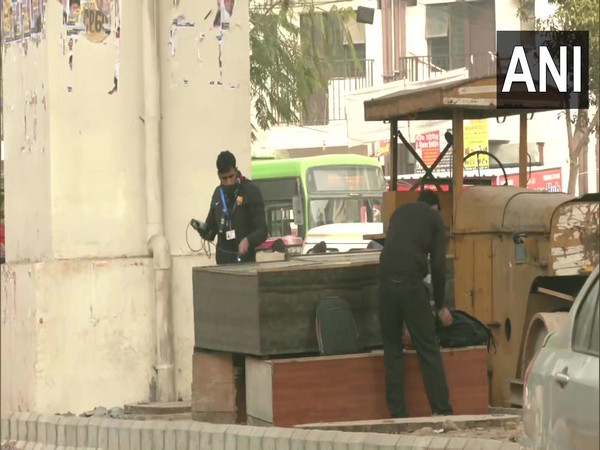 Visuals of bags being checked. (ANI/photo)