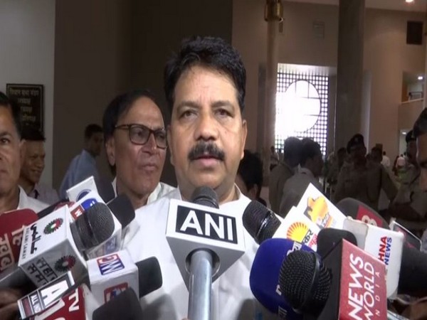 MP Home Minister Bala Bachchan addressing media on Thursday at Legislative assembly (ANI)
