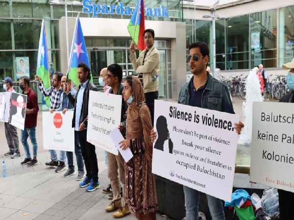 Free Balochistan Movement holds protests in Hanover, Germany